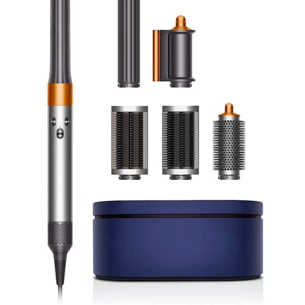 Dyson Hair Styling Set in Silver and Orange